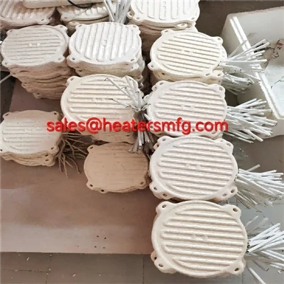 Dubai Customer 200pcs Round Infrared Ceramic Heater Made Are Ready