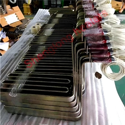 India Customer 50pcs Fryer Flat Heater 7.5kw Made Are Ready