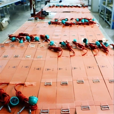 The Iran Customer 50pcs Silicone Rubber Heater Order Made Ready