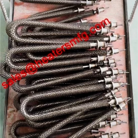 Indonesia Customer 20pcs U Shape Finned Air Heater Made Are Ready