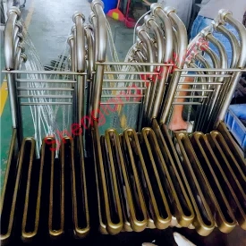 Greece Customer 10pcs Deep Oil Fryer Heater 9kw Made Are Ready