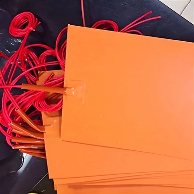 The India Customer 300x150mm Silicone Rubber Heater Order Made Ready