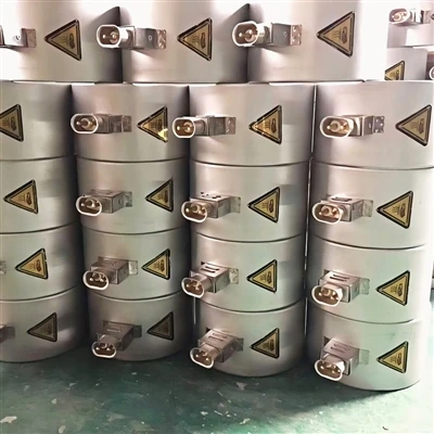 The Germany Customers 500pcs Mica Band Heater Made Ready
