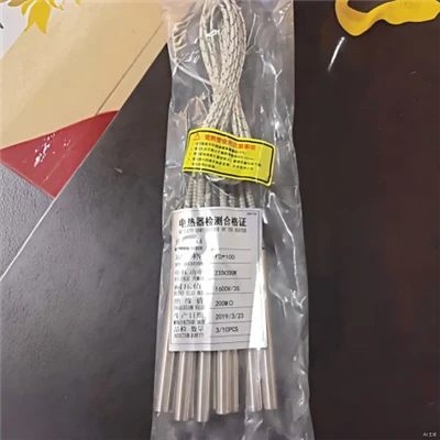 Dubai Customer 10*100mm Cartridge Heater Order Are Made Ready