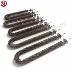 Load Bank Resistors Fin Type Tube Steam Heaters For Air Heating