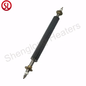 Straight Finned Air Tubular Heater Element For Load Bank